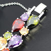 Classic Ladies Bracelet Garnet White Topaz Amethyst Citrine Peridot Pink Topza 7 Inches